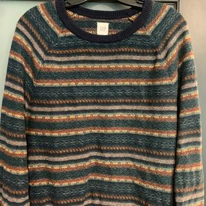 Warn striped Gap sweater.